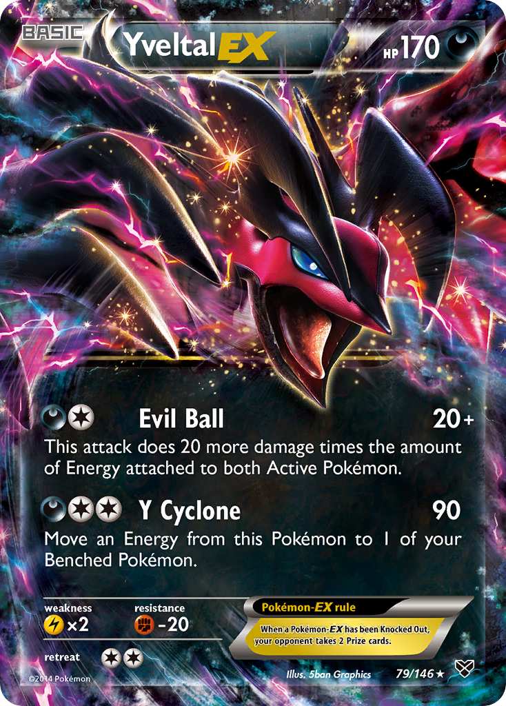 Yveltal EX (79/146) [XY: Base Set] | Game Haven TX