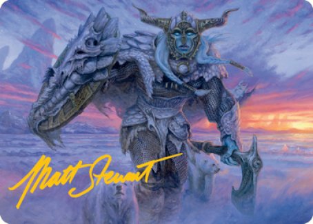 Frost Giant Art Card (Gold-Stamped Signature) [Dungeons & Dragons: Adventures in the Forgotten Realms Art Series] | Game Haven TX