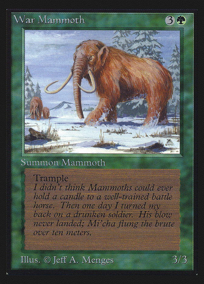 War Mammoth (IE) [Intl. Collectors’ Edition] | Game Haven TX