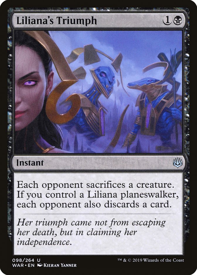 Liliana's Triumph [War of the Spark] | Game Haven TX