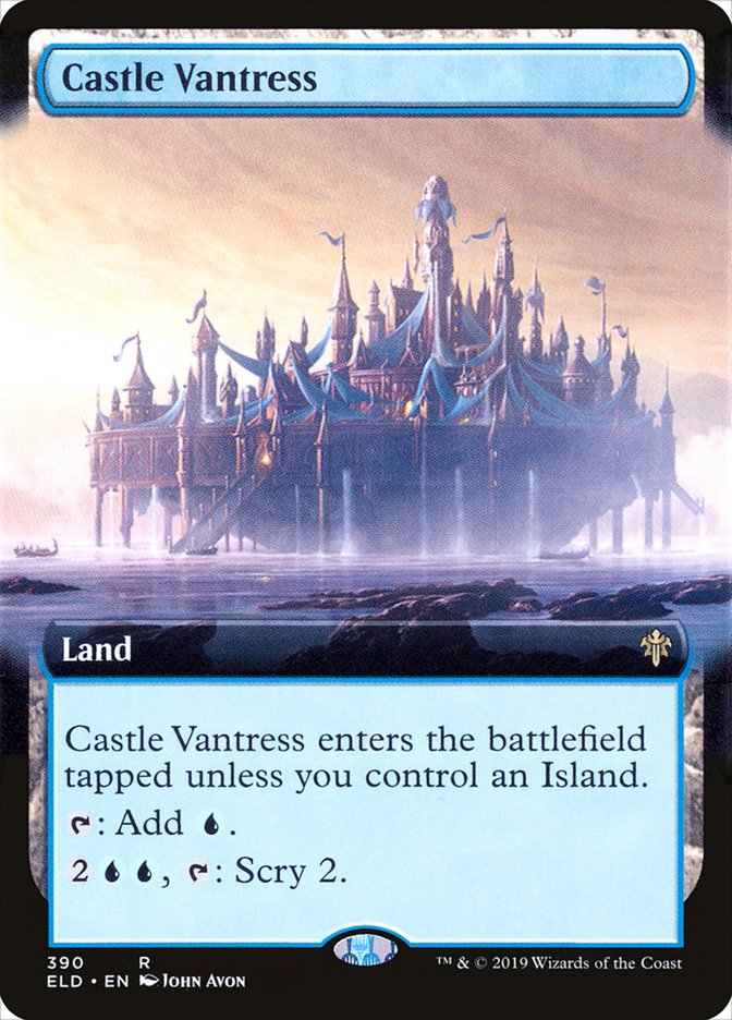 Castle Vantress (Extended Art) [Throne of Eldraine] | Game Haven TX