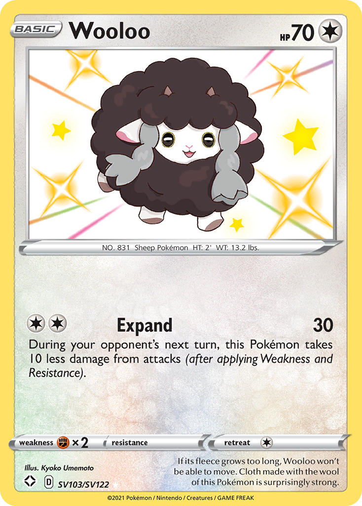 Wooloo (SV103/SV122) [Sword & Shield: Shining Fates] | Game Haven TX