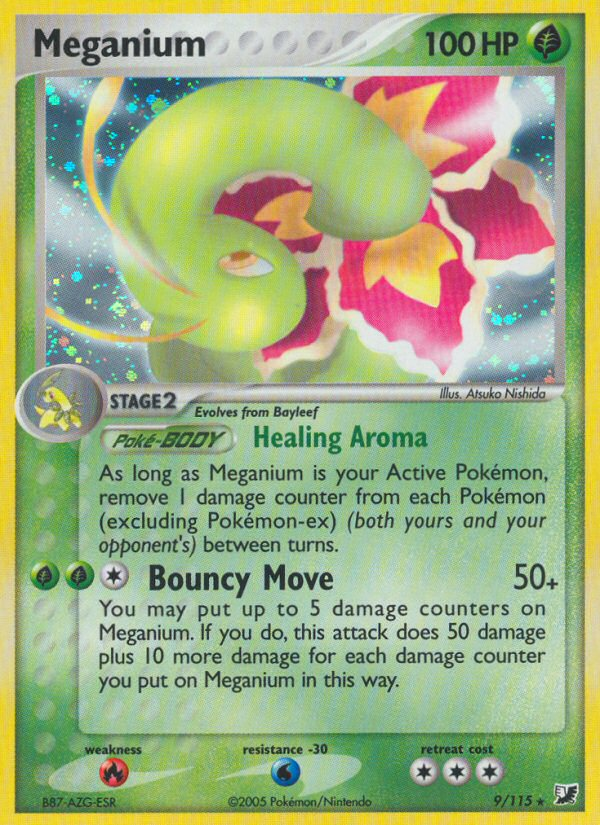 Meganium (9/115) [EX: Unseen Forces] | Game Haven TX