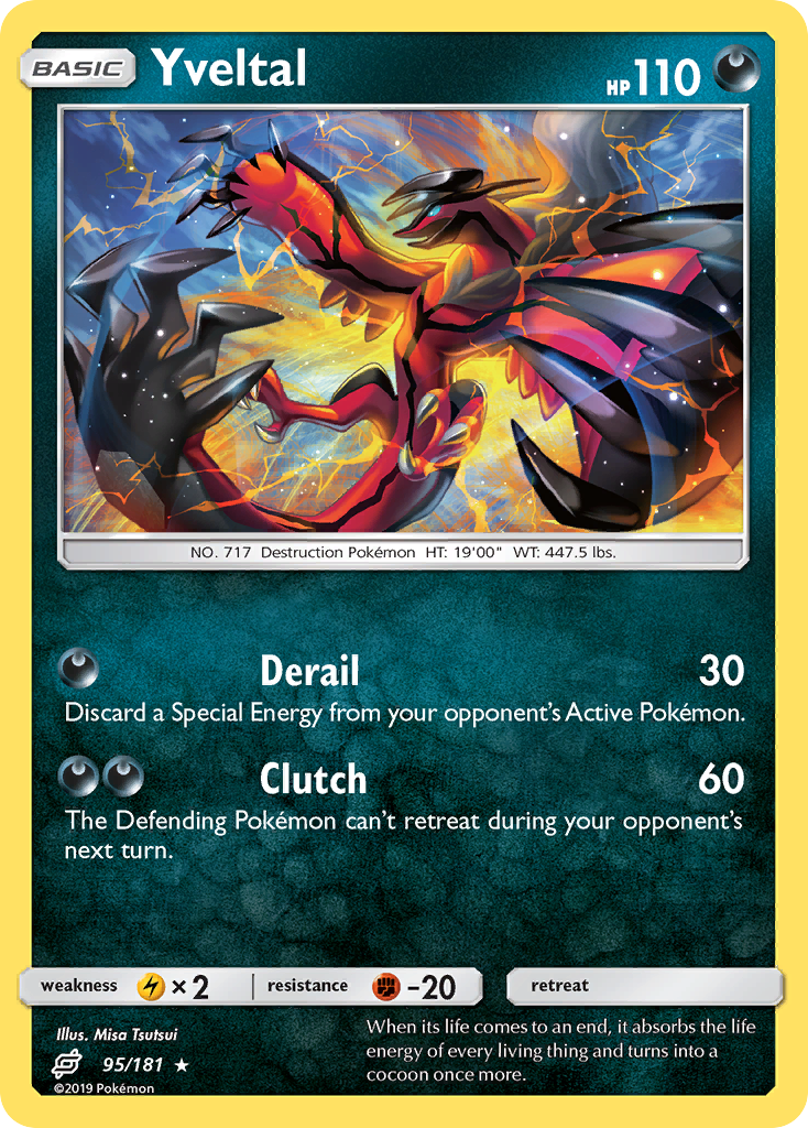 Yveltal (95/181) [Sun & Moon: Team Up] | Game Haven TX