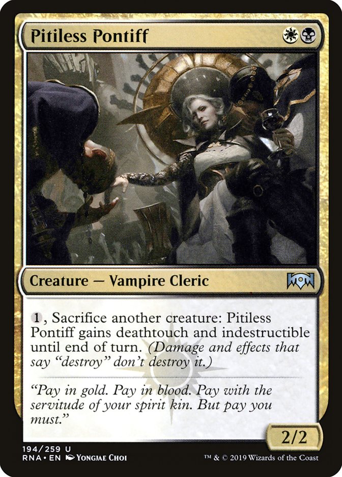 Pitiless Pontiff [Ravnica Allegiance] | Game Haven TX