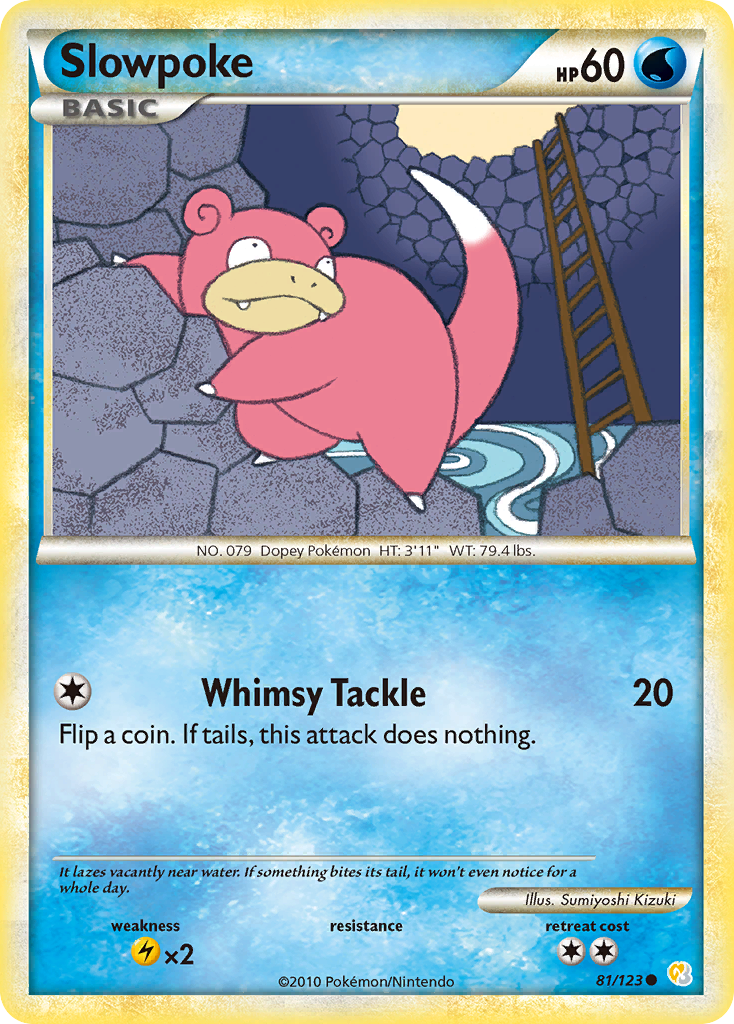 Slowpoke (81/123) [HeartGold & SoulSilver: Base Set] | Game Haven TX