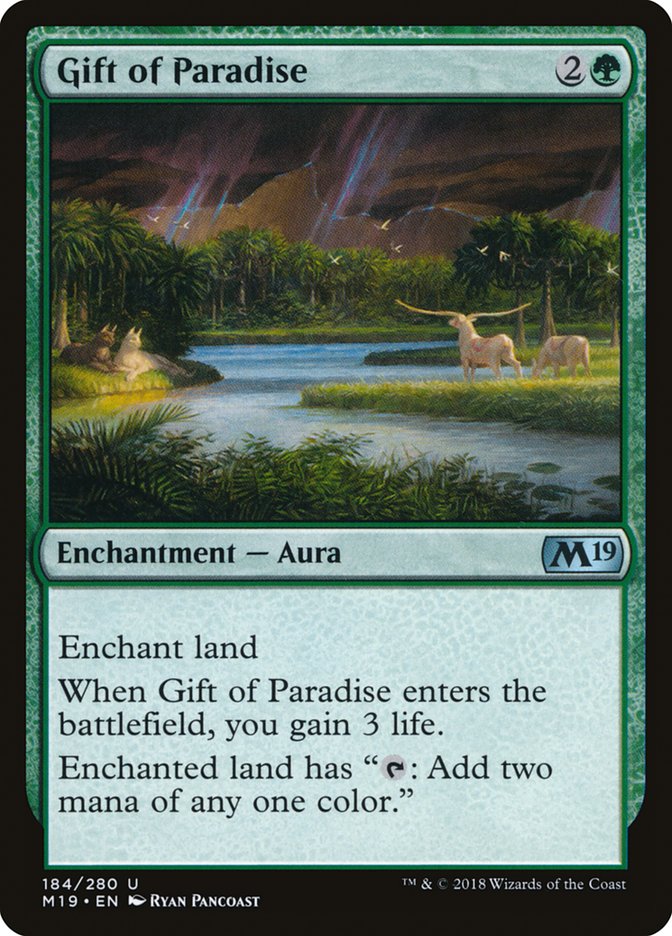 Gift of Paradise [Core Set 2019] | Game Haven TX
