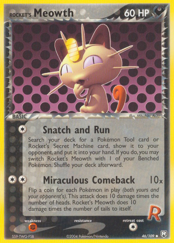 Rocket's Meowth (46/109) [EX: Team Rocket Returns] | Game Haven TX