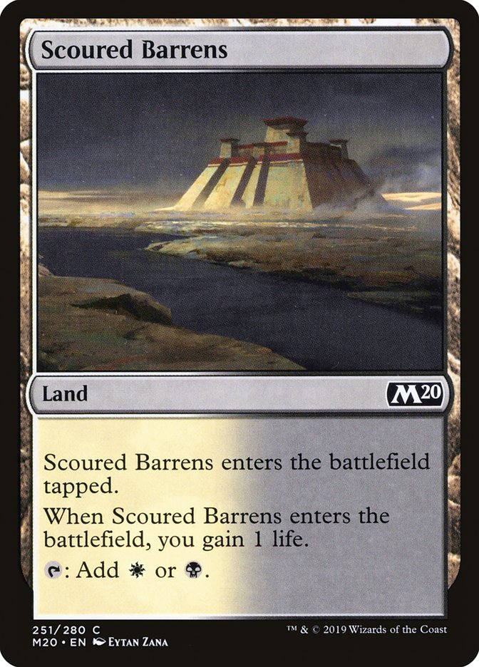 Scoured Barrens [Core Set 2020] | Game Haven TX