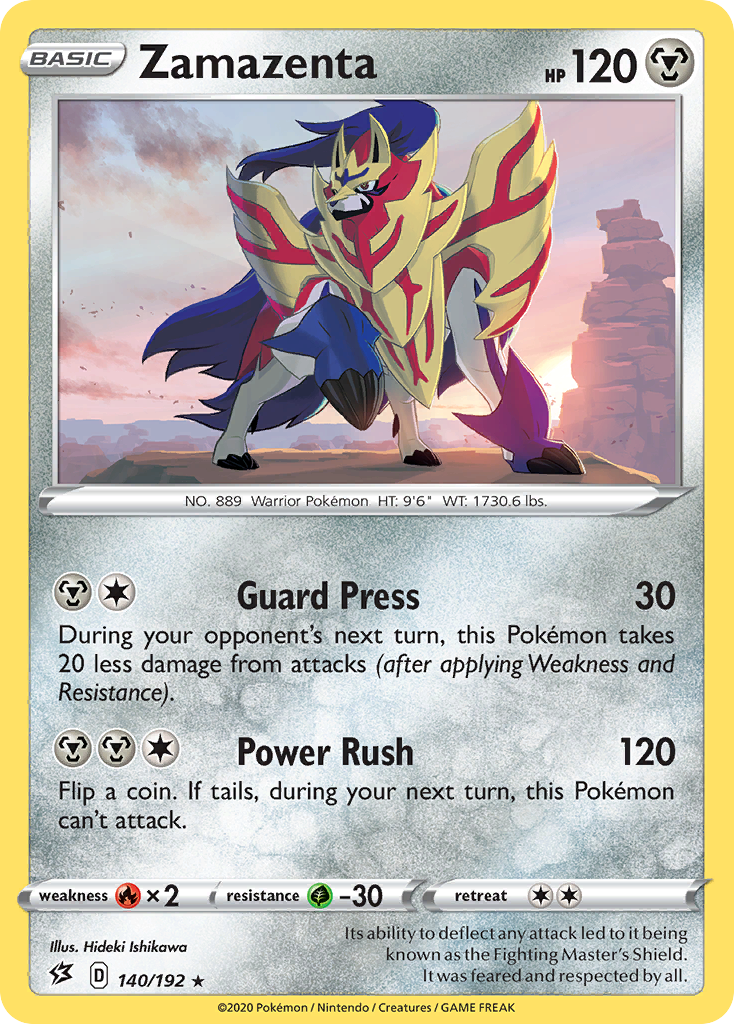Zamazenta (140/192) [Sword & Shield: Rebel Clash] | Game Haven TX