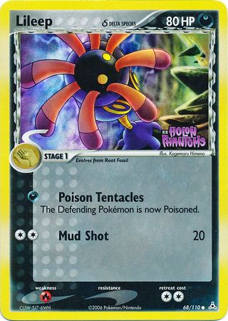 Lileep (68/110) (Delta Species) (Stamped) [EX: Holon Phantoms] | Game Haven TX