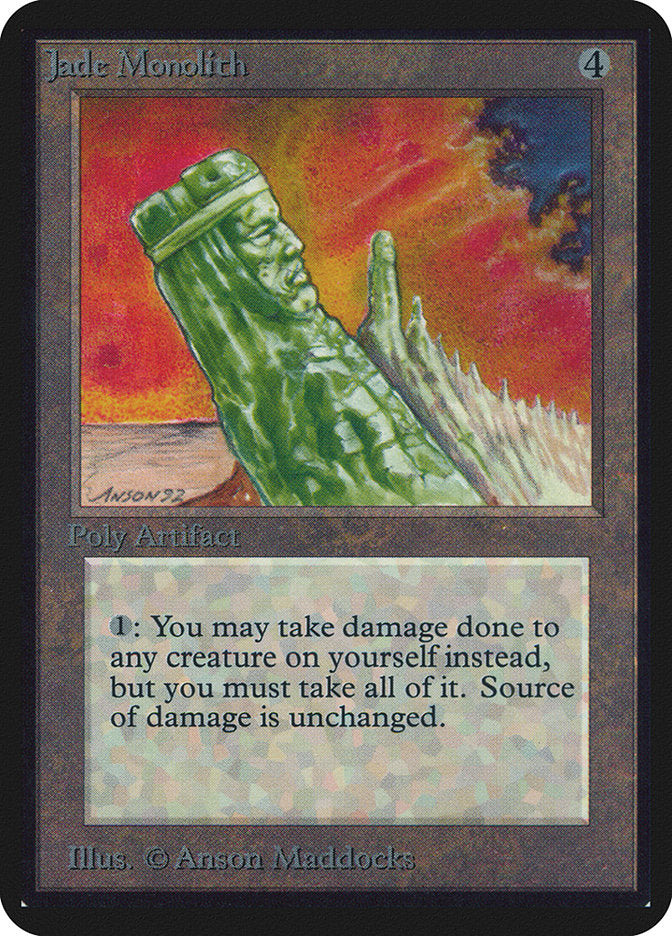 Jade Monolith [Limited Edition Alpha] | Game Haven TX