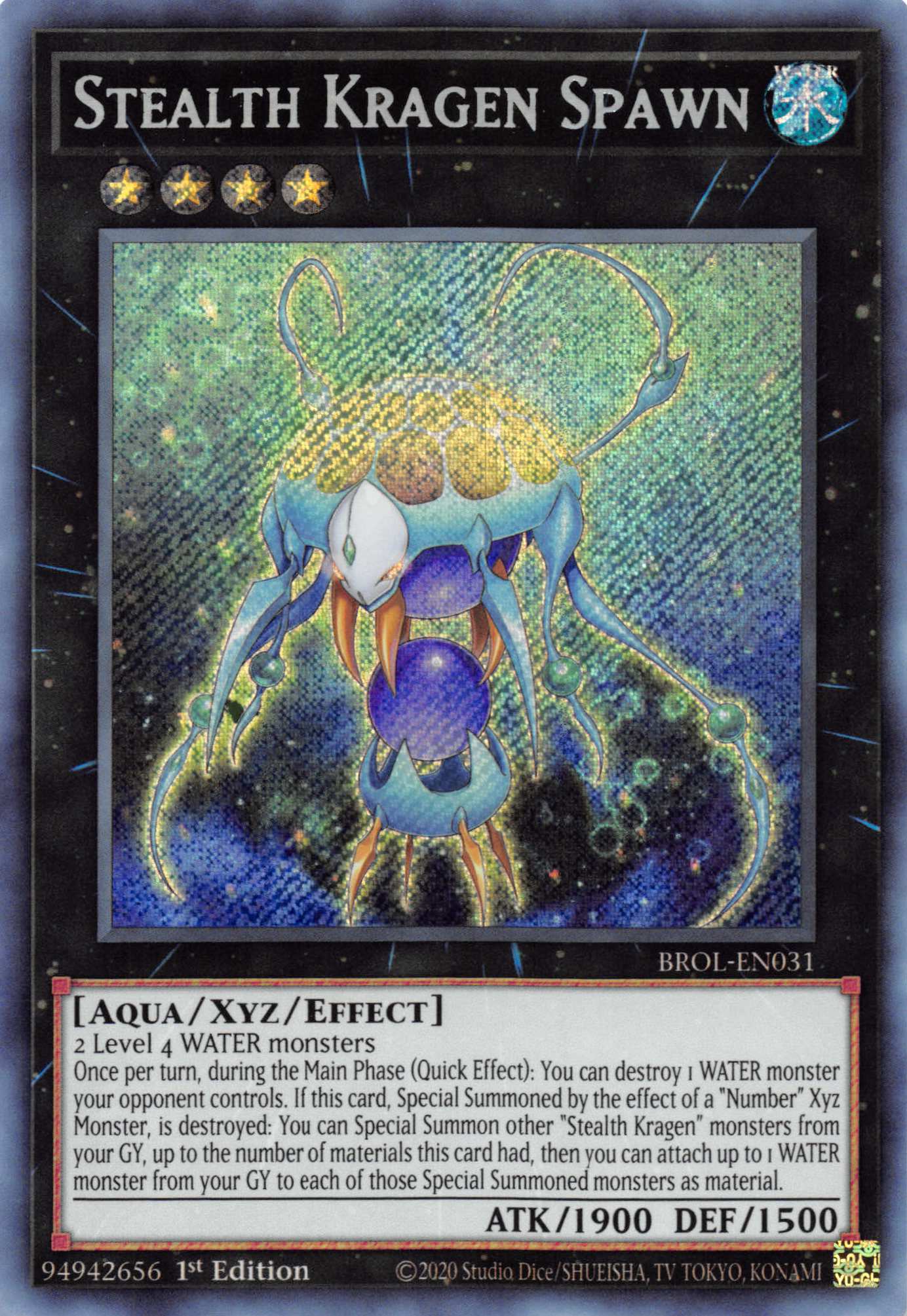 Stealth Kragen Spawn [BROL-EN031] Secret Rare | Game Haven TX