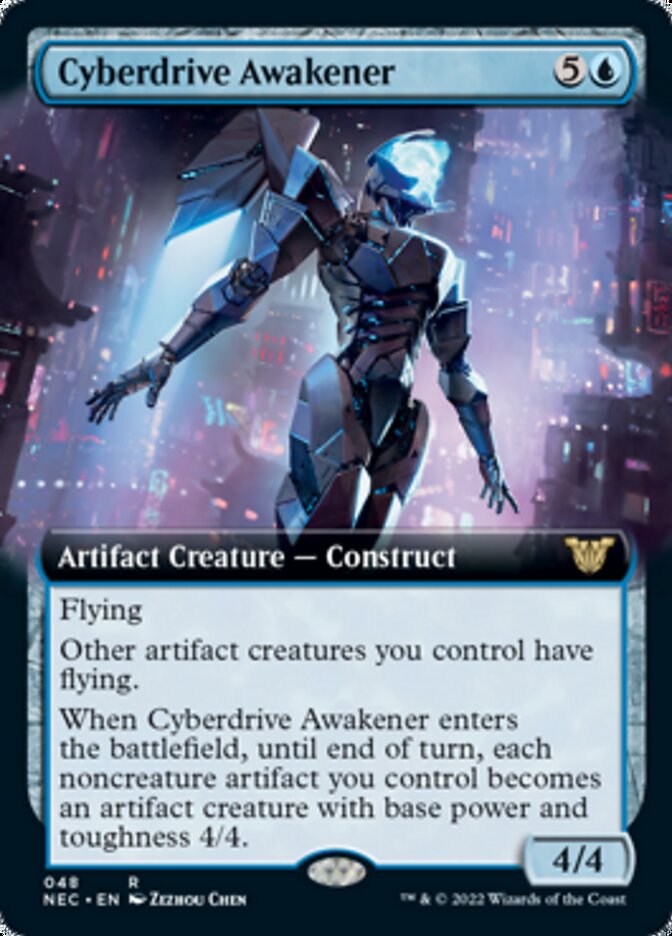 Cyberdrive Awakener (Extended) [Kamigawa: Neon Dynasty Commander] | Game Haven TX