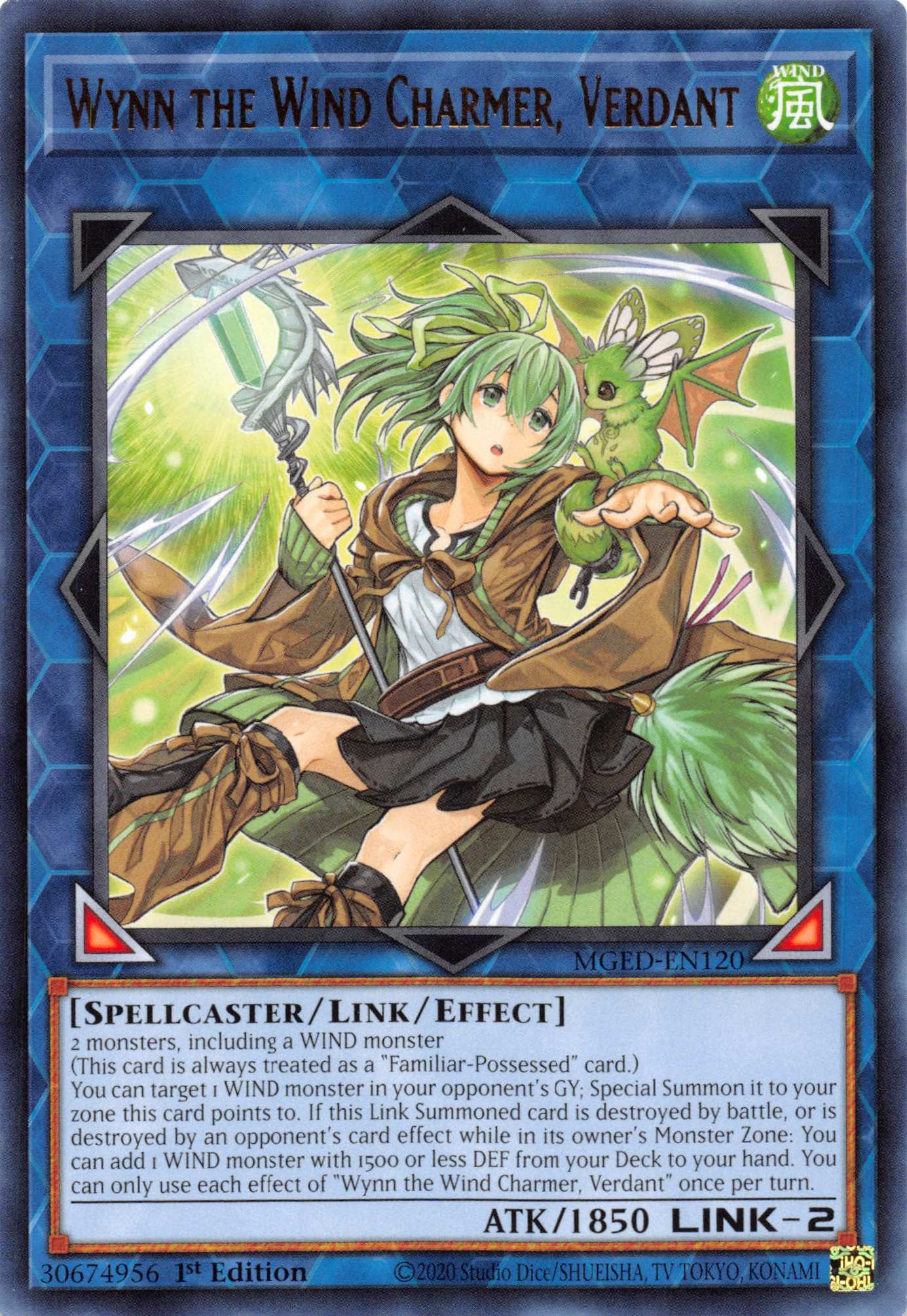 Wynn the Wind Charmer, Verdant [MGED-EN120] Rare | Game Haven TX