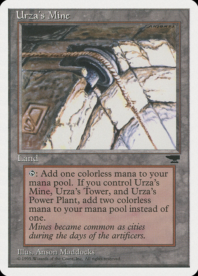 Urza's Mine (Pulley Embedded in Stone) [Chronicles] | Game Haven TX