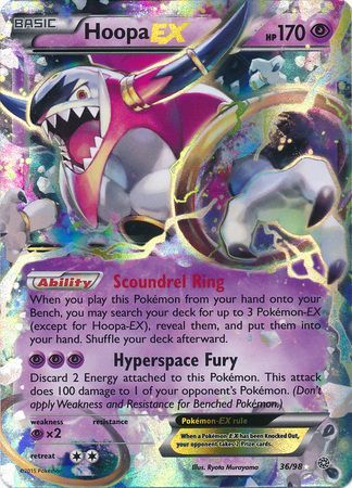 Hoopa EX (36/98) (Jumbo Card) [XY: Ancient Origins] | Game Haven TX
