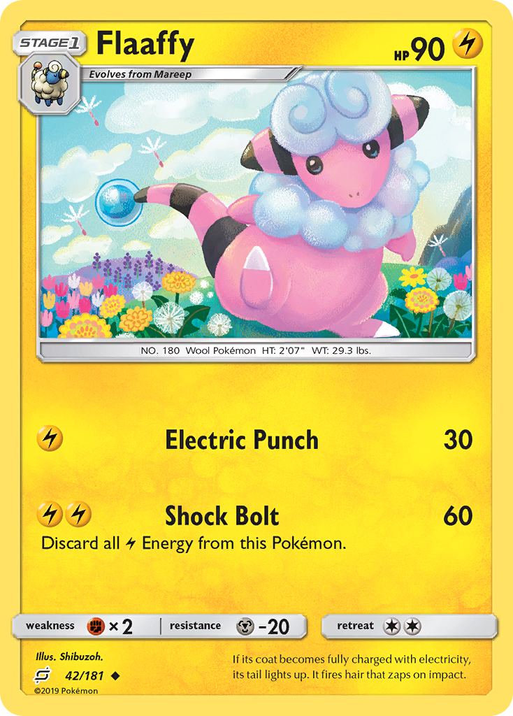 Flaaffy (42/181) [Sun & Moon: Team Up] | Game Haven TX