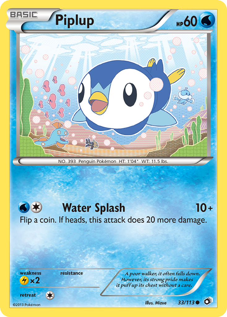 Piplup (33/113) [Black & White: Legendary Treasures] | Game Haven TX