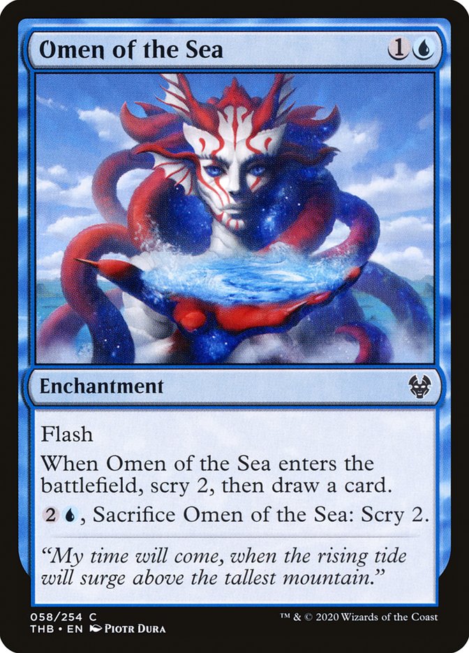 Omen of the Sea [Theros Beyond Death] | Game Haven TX