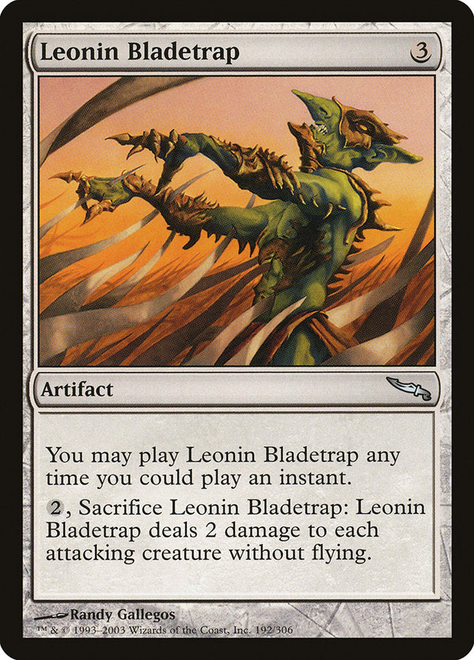 Leonin Bladetrap [Mirrodin] | Game Haven TX