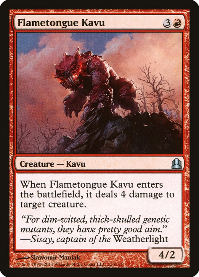 Flametongue Kavu [Commander 2011] | Game Haven TX