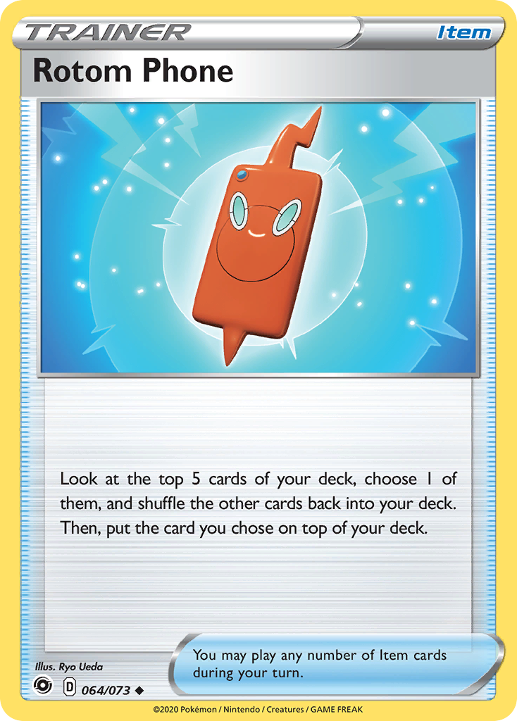 Rotom Phone (064/073) [Sword & Shield: Champion's Path] | Game Haven TX