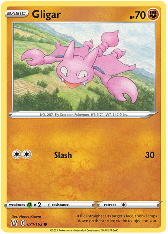 Gligar (071/163) [Sword & Shield: Battle Styles] | Game Haven TX