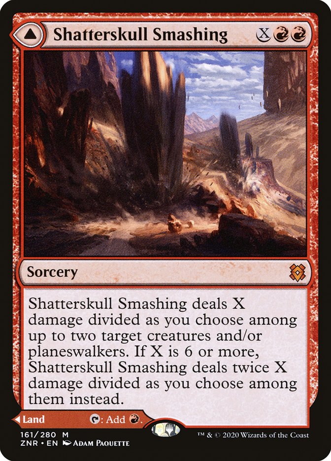 Shatterskull Smashing // Shatterskull, the Hammer Pass [Zendikar Rising] | Game Haven TX