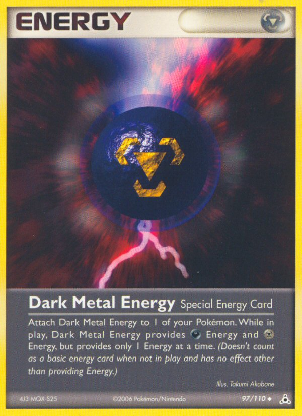Dark Metal Energy (97/110) [EX: Holon Phantoms] | Game Haven TX