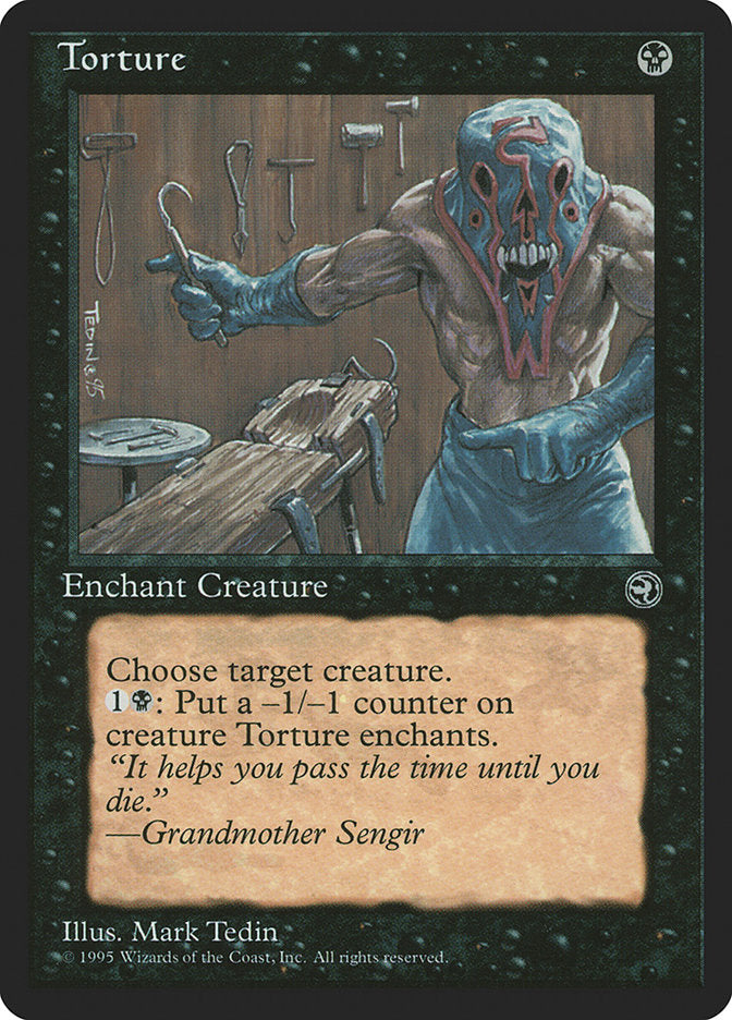 Torture (Grandmother Sengir Flavor Text) [Homelands] | Game Haven TX