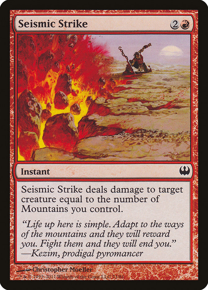 Seismic Strike [Duel Decks: Knights vs. Dragons] | Game Haven TX