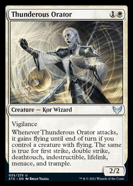 Thunderous Orator [Strixhaven: School of Mages] | Game Haven TX