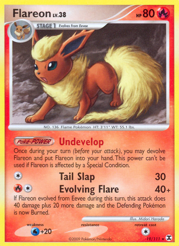 Flareon (19/111) [Platinum: Rising Rivals] | Game Haven TX