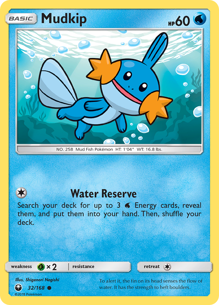 Mudkip (32/168) [Sun & Moon: Celestial Storm] | Game Haven TX