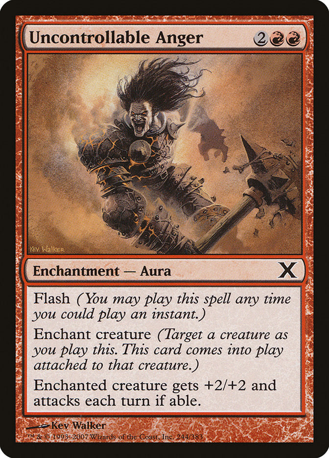 Uncontrollable Anger [Tenth Edition] | Game Haven TX
