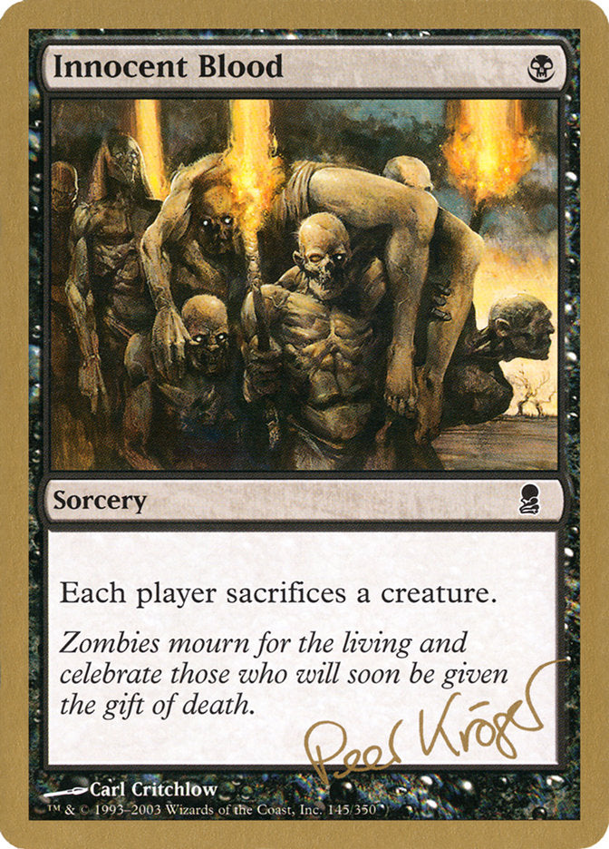 Innocent Blood (Peer Kroger) [World Championship Decks 2003] | Game Haven TX