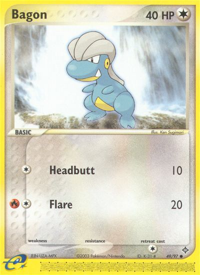 Bagon (49/97) [EX: Dragon] | Game Haven TX