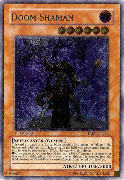 Doom Shaman [TAEV-EN025] Ultimate Rare | Game Haven TX