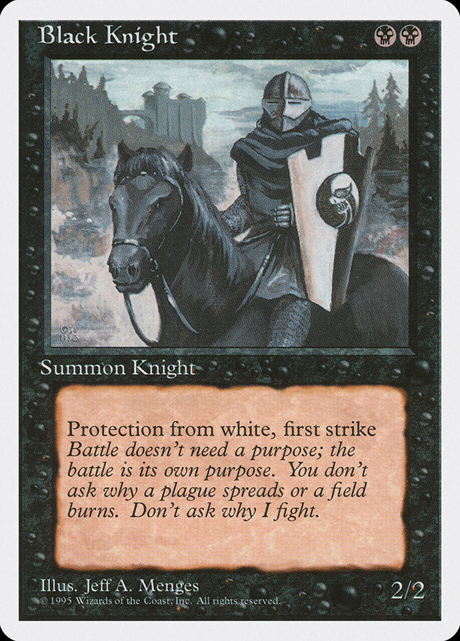 Black Knight [Fourth Edition] | Game Haven TX