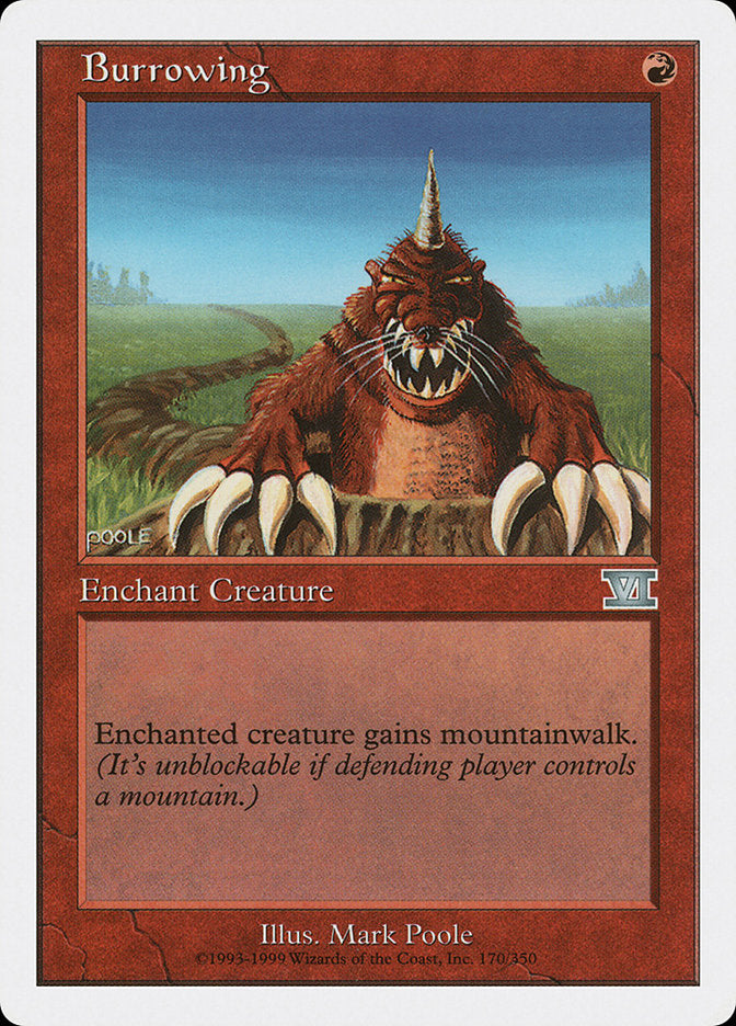 Burrowing [Classic Sixth Edition] | Game Haven TX