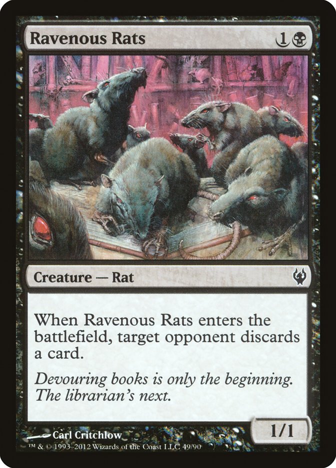 Ravenous Rats [Duel Decks: Izzet vs. Golgari] | Game Haven TX