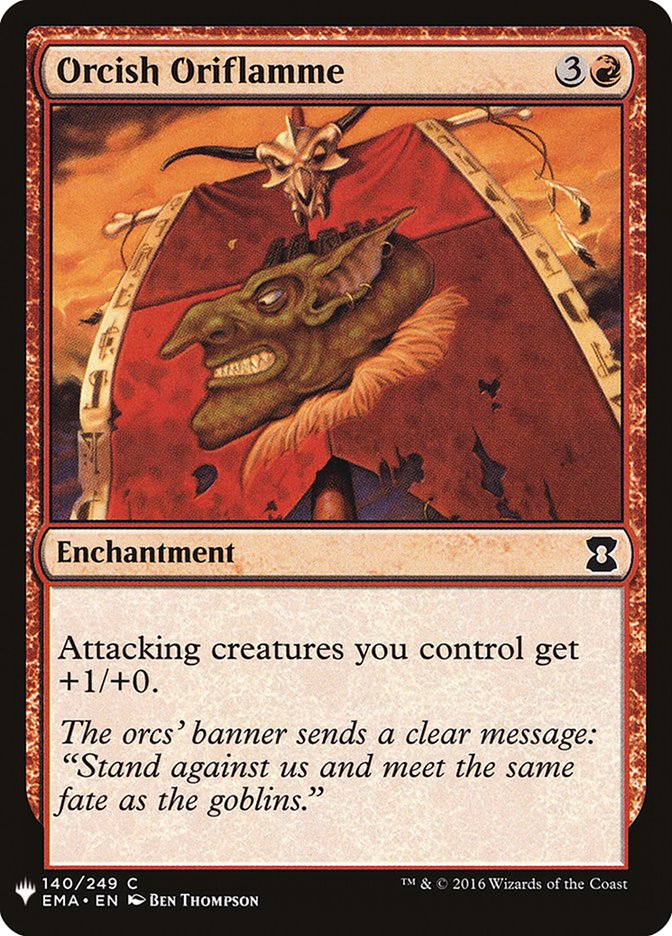 Orcish Oriflamme [Mystery Booster] | Game Haven TX