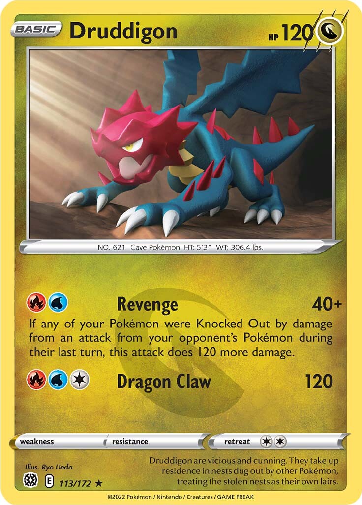 Druddigon (113/172) [Sword & Shield: Brilliant Stars] | Game Haven TX