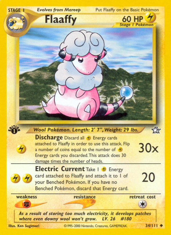 Flaaffy (34/111) [Neo Genesis 1st Edition] | Game Haven TX