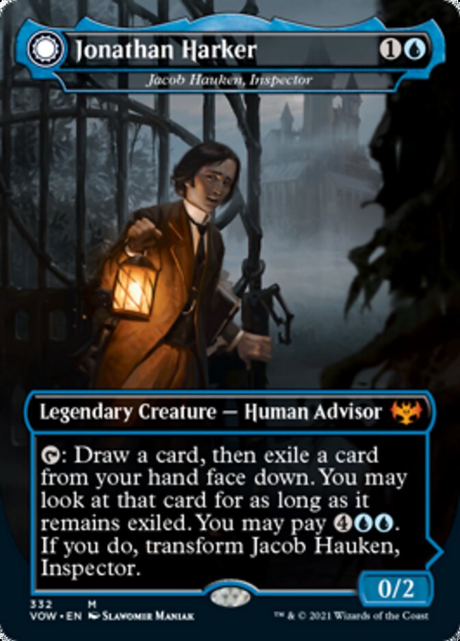 Jacob Hauken, Inspector // Hauken's Insight - Jonathan Harker // Harker's Obsessive Inquiry [Innistrad: Crimson Vow] | Game Haven TX