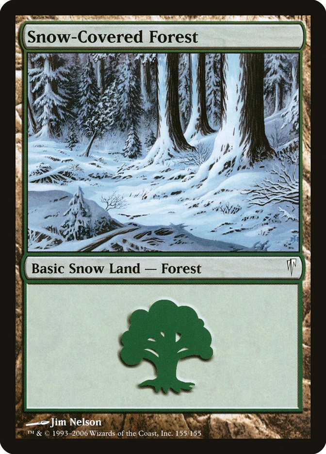 Snow-Covered Forest [Coldsnap] | Game Haven TX