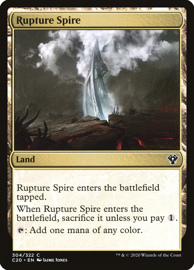 Rupture Spire [Commander 2020] | Game Haven TX