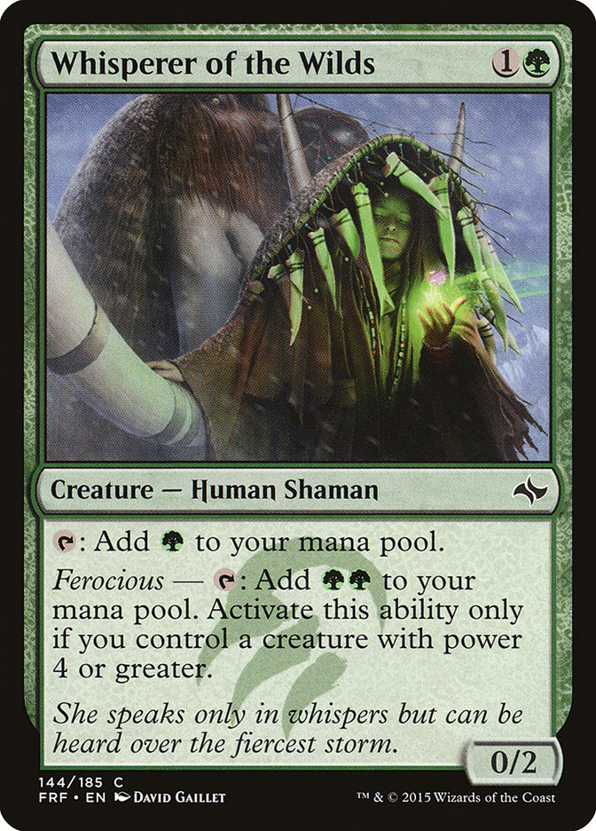 Whisperer of the Wilds [Fate Reforged] | Game Haven TX