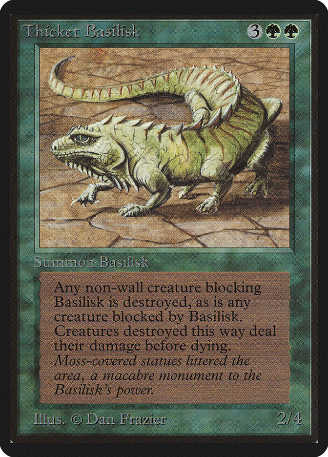Thicket Basilisk [Limited Edition Beta] | Game Haven TX